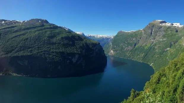 Fjord-Aussicht in Norwegen