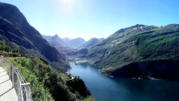 Fjordaussicht in Norwegen