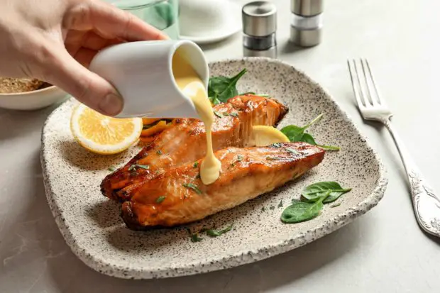Gegrillter Lachs