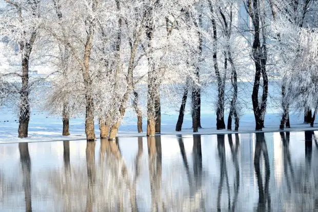 Hochwasser im Winter