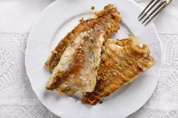 Gebratener Zander in herzhafter Weißweinsoße