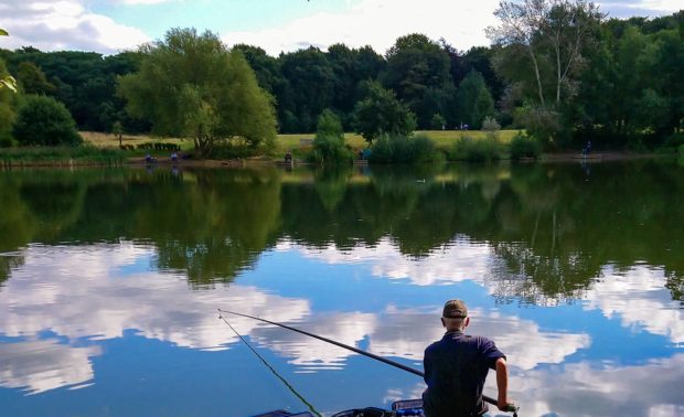 Forellensee in Hessen