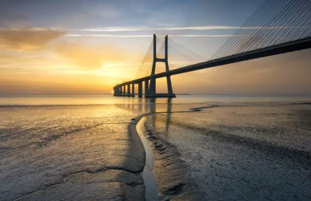 Vasco da Gama Brücke Portugal